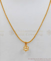 Sparkling Diamond Pendant Chain Jewelry Daily Use Collection SMDR534
