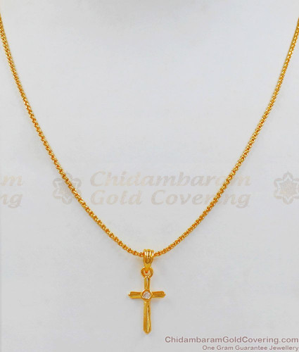 JB Jewelry Miami Cuban Link Chain with Gold Plated Prayer Cross Pendant