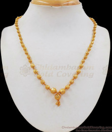 Gold Balls and Beads Pendant One Gram Chain for Daily Use SMDR574 Gold Balls and Beads Pendant One Gram Chain for Daily Use SMDR574