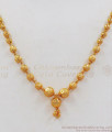 Gold Balls and Beads Pendant One Gram Chain for Daily Use SMDR574