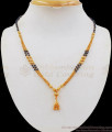 Simple Mangalsutra Type Double Line Pendant Chain for Daily Use SMDR581