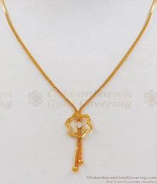 Latest Flower Design Gold Plated Pendant Chain SMDR589 Latest Flower Design Gold Plated Pendant Chain SMDR589