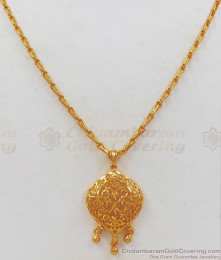 Trendy Gold Pendant Short Chain For Ladies Online Shopping SMDR598 Trendy Gold Pendant Short Chain For Ladies Online Shopping SMDR598