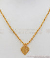 Name Dollar Alphabet B Pendant One Gram Gold Short Chain Collections SMDR600