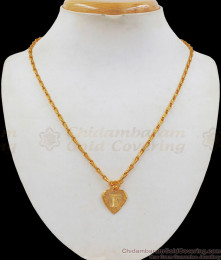 Name Dollar Alphabet F Pendant One Gram Gold Short Chain Collections SMDR601 Name Dollar Alphabet F Pendant One Gram Gold Short Chain Collections SMDR601