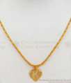 K For King Name Alphabet Pendant One Gram Gold Short Chain Collections SMDR610