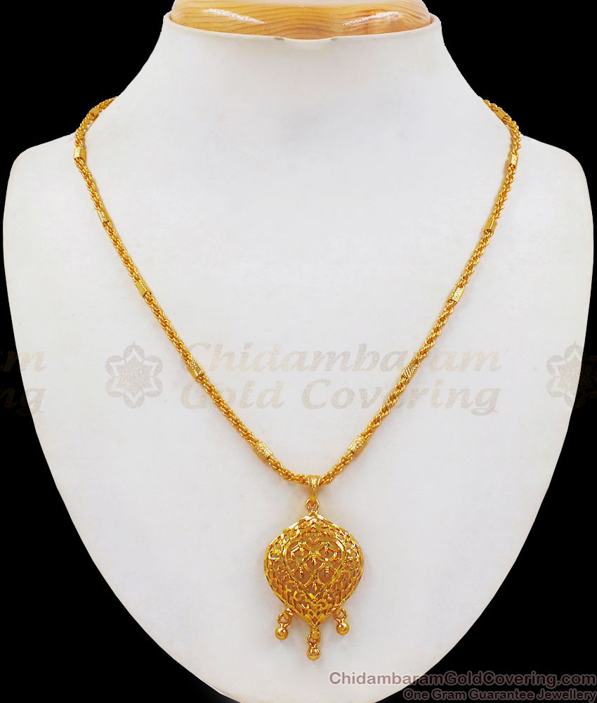 Thick Chain Big Pendant Short Chain For College and Office Wear SMDR642