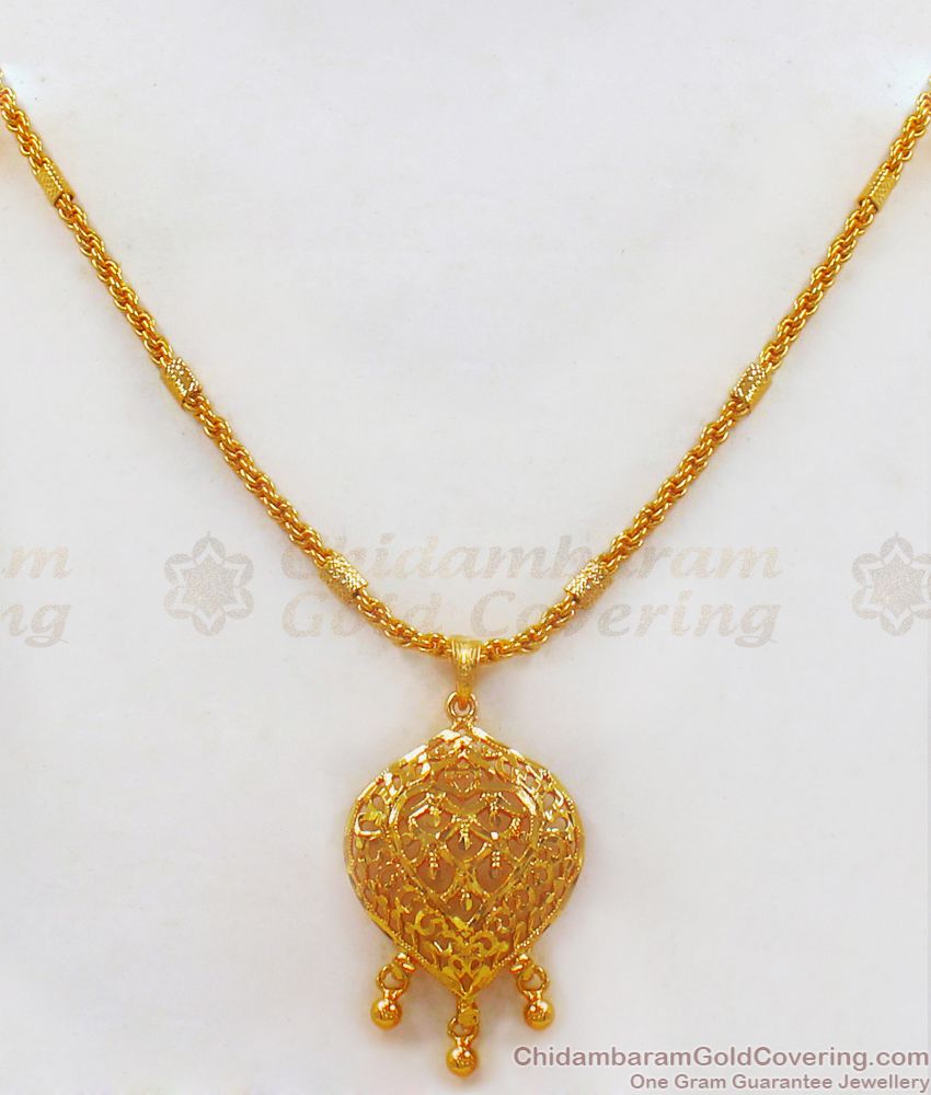 Thick Chain Big Pendant Short Chain For College and Office Wear SMDR642