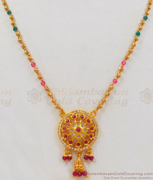 Unique Design Gold Pendent Short Chain Collections SMDR656 Unique Design Gold Pendent Short Chain Collections SMDR656