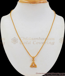 New Flower Design Single White Stone Pendant Gold Short Chain SMDR685 New Flower Design Single White Stone Pendant Gold Short Chain SMDR685