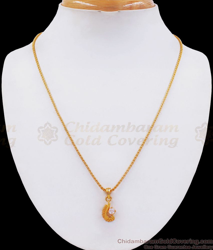 Simple Daily Wear Gold Plated Small Dollar Chain Shop Online SMDR705