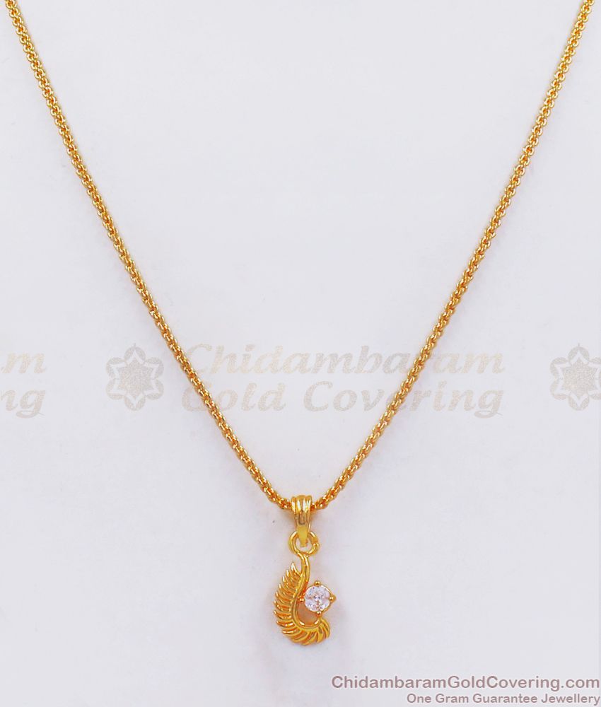 Simple Daily Wear Gold Plated Small Dollar Chain Shop Online SMDR705