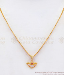 DC Special Batman Pendant Ruby White Stone Gold Pendant Chain SMDR722 DC Special Batman Pendant Ruby White Stone Gold Pendant Chain SMDR722