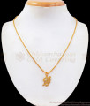 Latest One Gram Gold Murugan Om Dollar Chain SMDR725