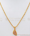 Atlantis Design Mini Pendant Gold Plated Chain SMDR763