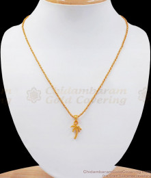 Stylish Tree Gold Plated Pendant Chain Resort Wear SMDR772 Stylish Tree Gold Plated Pendant Chain Resort Wear SMDR772