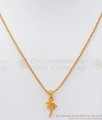 Stylish Tree Gold Plated Pendant Chain Resort Wear SMDR772