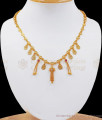 Stylish Hanging Beads Gold Plated Small Dollar Chain SMDR777 Stylish Hanging Beads Gold Plated Small Dollar Chain SMDR777