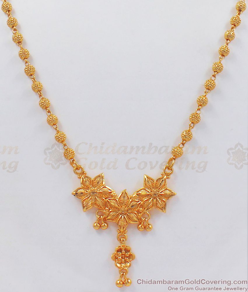  One Gram Gold Plated Dollar Chain Daily Use SMDR782