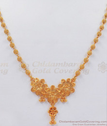 One Gram Gold Chain Triple Flower Design Shop Online SMDR783 One Gram Gold Chain Triple Flower Design Shop Online SMDR783