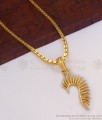 Magestic Phoenix Shaped Gold Plated Dollar Chain Shop Now SMDR791