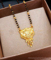 Latest 1 Gram Gold Mangalsutra Pendant Short Chain Designs SMDR793