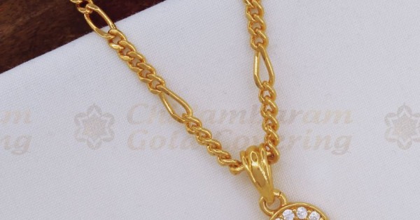 One gram gold locket chains Clearance