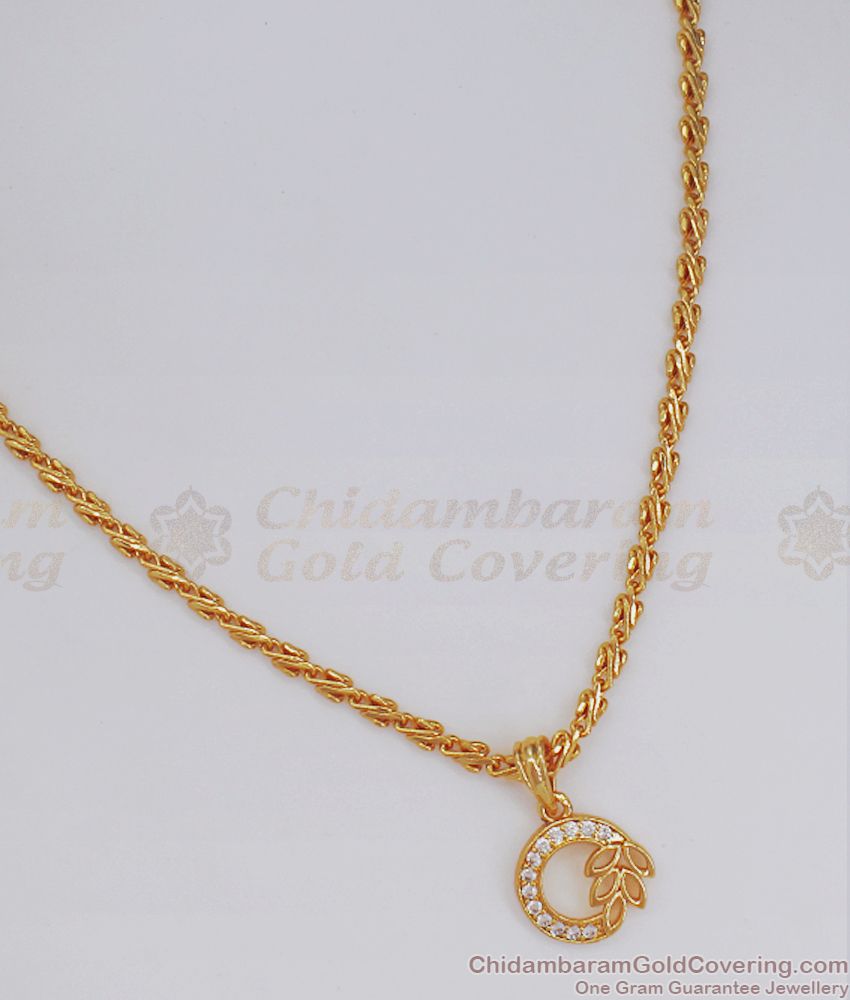 Buy One Gram Gold Pendant Chain Shop Online SMDR802