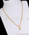 Slim Daily Wear Gold Plated Om Pendant Chain Shop Online SMDR815