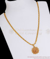 Ruby Ad Stone Gold Plated Pendant Chain Shop Online SMDR823