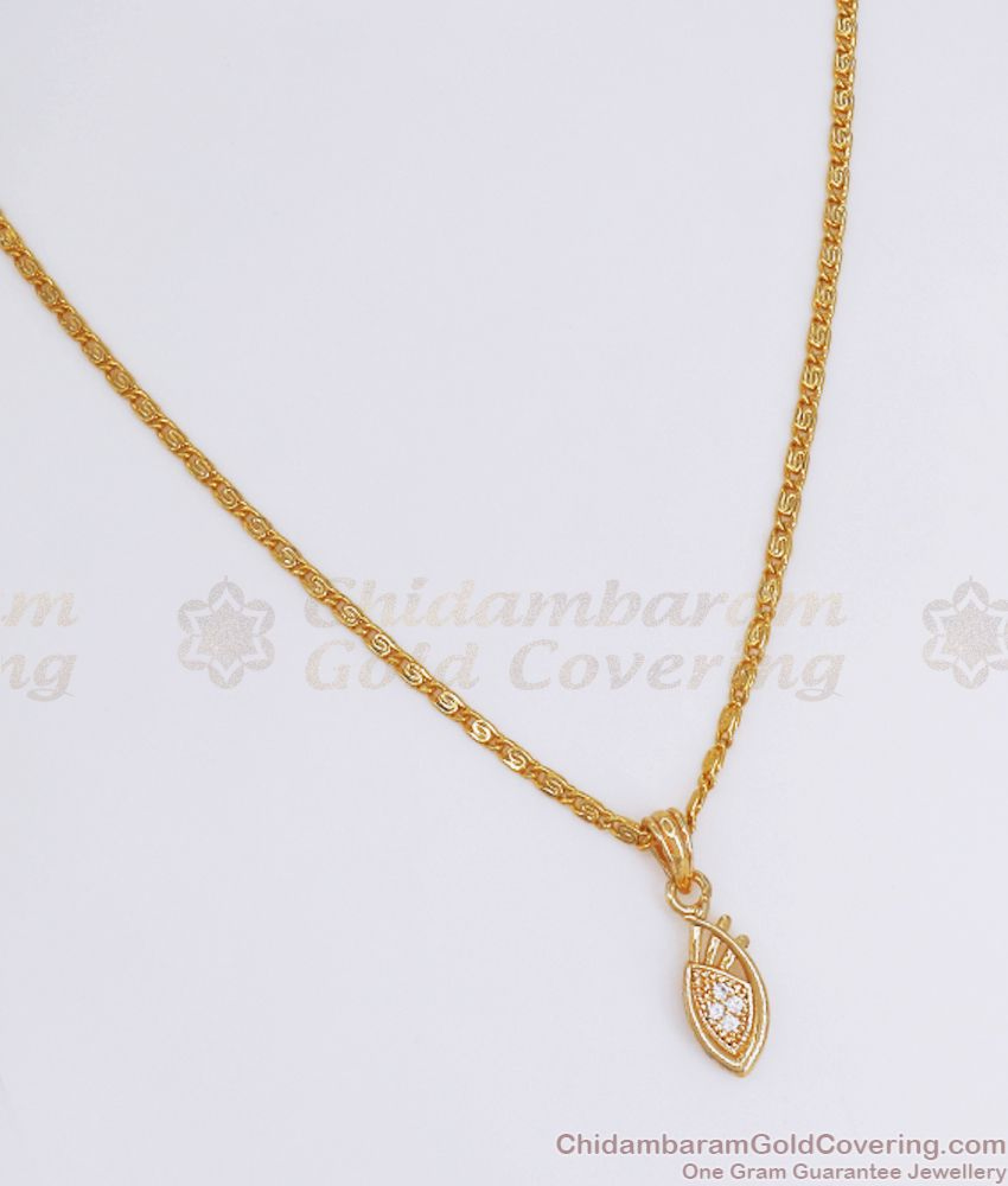 One gram gold locket chains Clearance