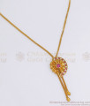 Latest 1 Gram Gold Plated Locket Chain Daily Wear SMDR831