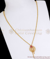 Stylish Gold Plated Pendant Chain Office Wear SMDR834