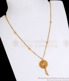 One Gram Gold Pendant Chain Light Weight Collection SMDR835