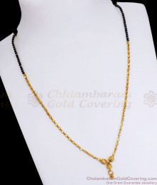18 Inch Short Gold Mangalsutra Pendant Designer Collection SMDR862