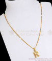 Daily Wear Alphabet R Pendant Chain With Price SMDR886