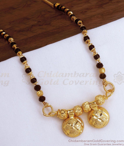 Traditional Daily Wear Gold Plated Mangalsutra Pendant Chain Shop Online  SMDR930