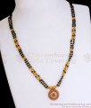 South Indian Traditional Black Beaded Mangalsutra With Ad Stone Dollar SMDR941
