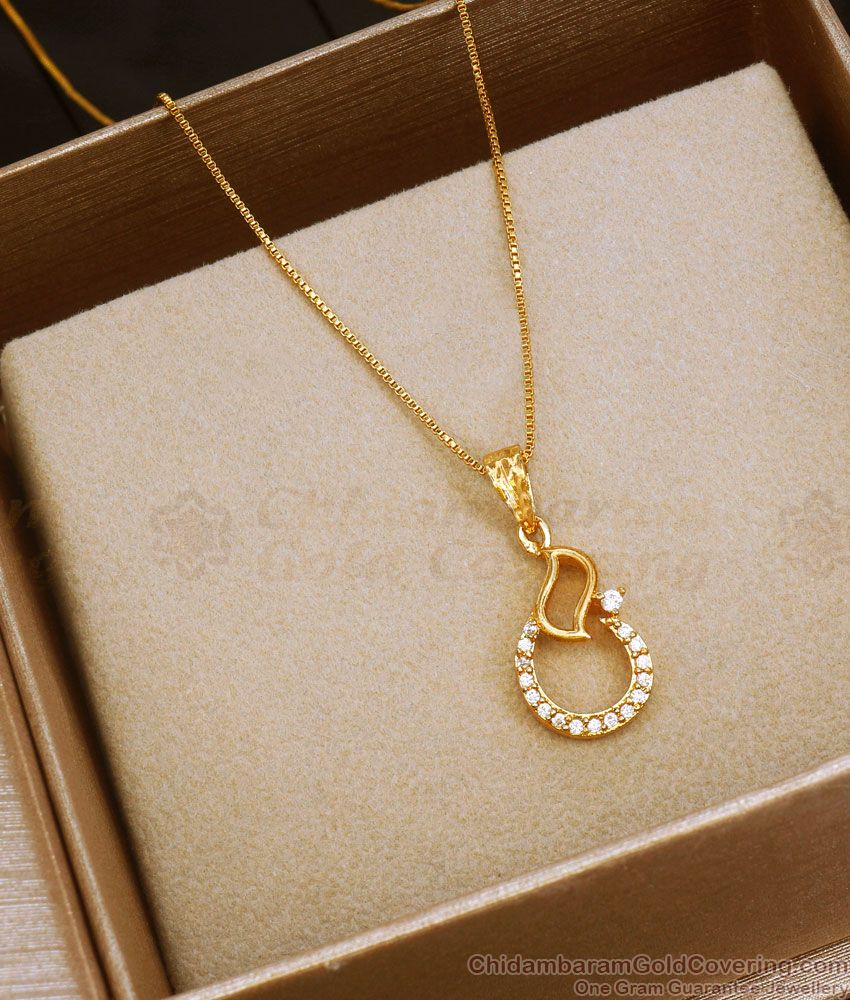 Latest Gold Pendant Chain Buy Online SMDR944