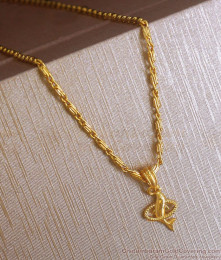 One Gram Gold Dolphin Pendant Chain Buy Online SMDR947