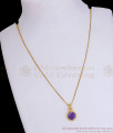 Stunning Amethyst Pendant Gold Plated Chain Shop Online SMDR953