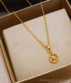 Light Weight Pendant Chain Gold Plated Online Jewelry SMDR968