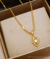 Beautiful Peacock Pendant Gold Imitation Chain White Stone Collections SMDR969