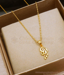 1 Gram Gold Small Dollar Chain Regular Wear Collections SMDR973