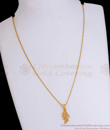 1 Gram Gold Small Dollar Chain Regular Wear Collections SMDR973