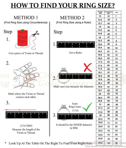Circumference Average Men's Ring Size Index Finger