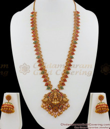 ANTQ1002 - Premium Finish Antique Nagas Jewelry First Quality Temple Set Haram Collections ANTQ1002 - Premium Finish Antique Nagas Jewelry First Quality Temple Set Haram Collections