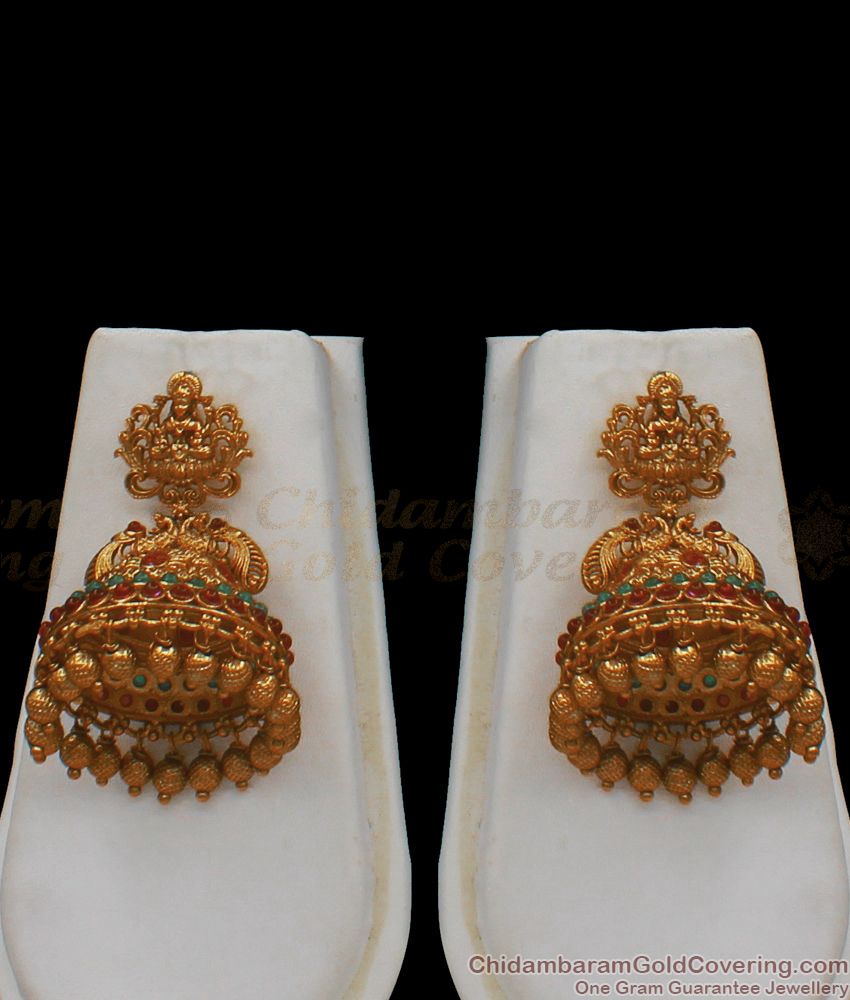 ANTQ1005 - Premium Finish Antique Nagas Jewelry First Quality Temple Set Haram Collections