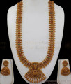 ANTQ1020 - Premium Antique Kasu Malai Nagas Jewelry Temple Haram Set Bridal Jewellery