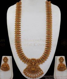 ANTQ1020 - Premium Antique Kasu Malai Nagas Jewelry Temple Haram Set Bridal Jewellery ANTQ1020 - Premium Antique Kasu Malai Nagas Jewelry Temple Haram Set Bridal Jewellery